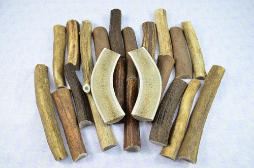 Split deer antler chews - deer,