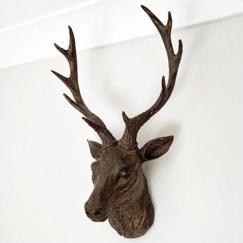 Stags head wall - head, mounted
